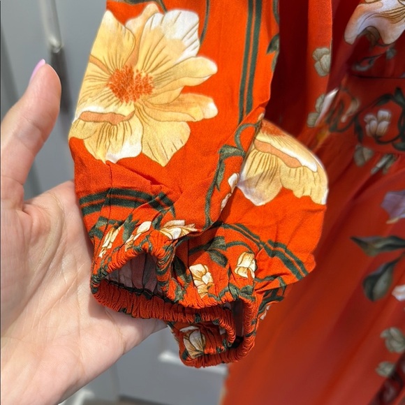 FARM Rio Butterfly Flowers Long Dress Size S - Picture 9 of 13